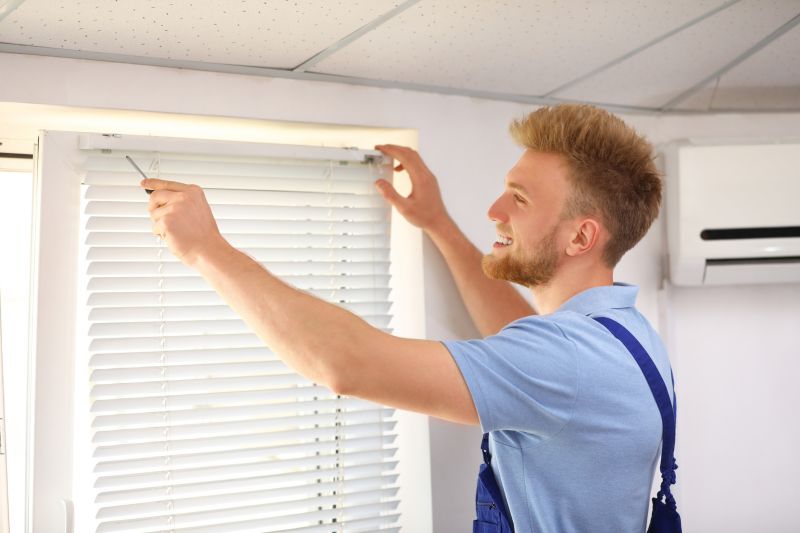 Roman Blinds Installation in Denver, CO